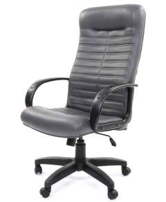 Офисное кресло CHAIRMAN 480 LT, экокожа,  серый