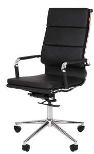 Офисное кресло CHAIRMAN 750, экокожа,  черный
