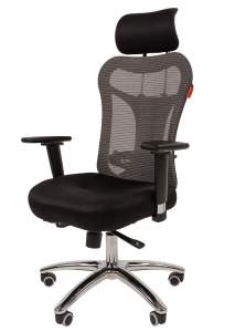 Офисное кресло CHAIRMAN 769, ткань TW/сетчатый акрил,  черный