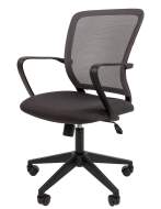Офисное кресло CHAIRMAN 698, ткань TW/сетчатый акрил,  серый