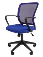 Офисное кресло CHAIRMAN 698, ткань TW/сетчатый акрил,  синий