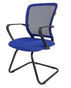 Офисное кресло CHAIRMAN 698 V, ткань TW/сетчатый акрил,  синий