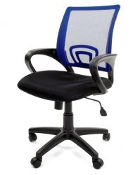 Офисное кресло CHAIRMAN 696, ткань TW/сетчатый акрил,  синий