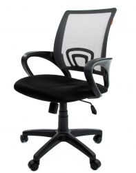 Офисное кресло CHAIRMAN 696, ткань TW/сетчатый акрил,  серый