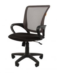 Офисное кресло CHAIRMAN 969, ткань TW/сетчатый акрил,  черный/серый