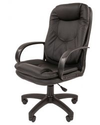 Офисное кресло Стандарт СТ-68, экокожа, черный