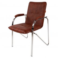 Офисное кресло CHAIRMAN 850, экокожа, коричневый Eichel