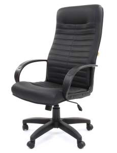 Офисное кресло CHAIRMAN 480 LT, экокожа,  черный